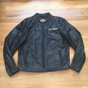 Harley-Davidson #1 leather cafe racer jacket